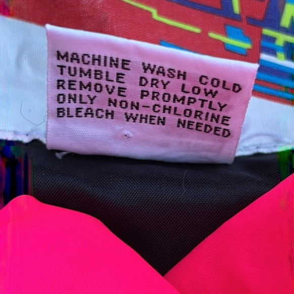 Downhill Racer Black Nylon Windbreaker Pullover Women's Size M - Picture 8 of 8